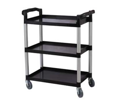 Serv-Ware BC-100B-CWP - Serv-Ware - Bus Cart - Black 3 Shelf