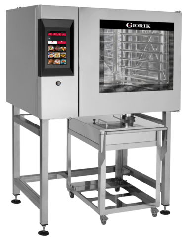 Giorik SNTE062FW - SteamBox Evolution Premium Fat Collector Combi Oven, electric, boilerless, (6) 18" x 26" full size