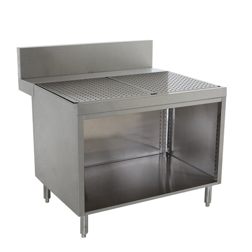 Advance Tabco PRSCO-24-36 - Prestige Underbar Drainboard Cabinet, open front, 36