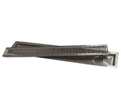 Advance Tabco TA-525 - Drop-In Urn Trough, 5 ft. long x 4-3/4" wide x 1-1/4" deep (inside dimensions), includes louvered
