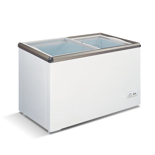 Omcan 45292 34 Inch Ice Cream Freezer 7.1 cu. ft. Capacity Floor Model Aluminum with Lock