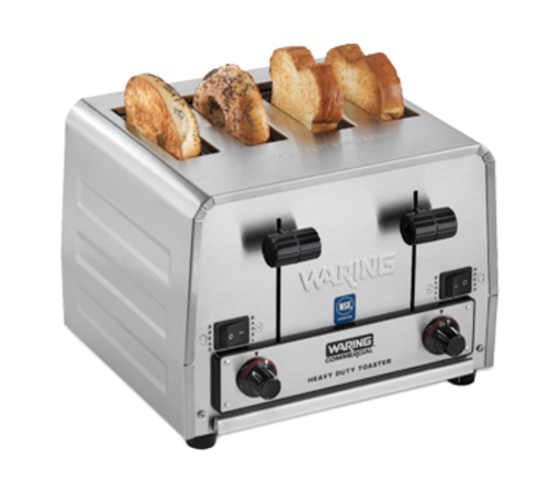 Waring WCT850RC - Commercial Switchable Bagel/Bread Toaster, heavy-duty, (4) 1-1/2