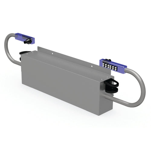 Advance Tabco SU-43 - Prestige Soda Gun Holder, opening for soda guns on both ends, manifold housing for soda lines with