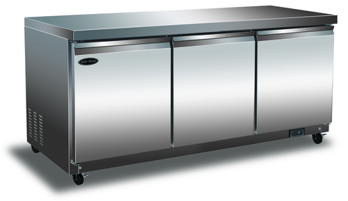 Serv-Ware UCF-72-HC-T - Serv-Ware - Refrigeration - 18 cu. ft. Undercounter Freezer - Dimensions: 71.5" W x 29.9" D x 35.5"