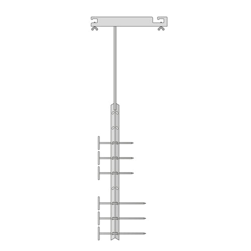 RATIONAL 8710.1065 - Additional Spit, for second lamb or suckling pig, for 20 full size models only (cart not included)