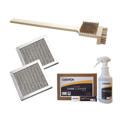 Ovention OV-CARE-MILO16 - Premium Care Package for SINGLE MILO MILO-16, includes: (1) cleaning brush (OV-BRUSH), (2) small
