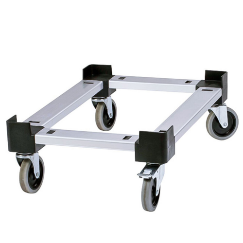 Omcan 44554 - (44554) Food Carrier Dolly, 58.5L capacity, black/silver (Qty Break = 12 ea)