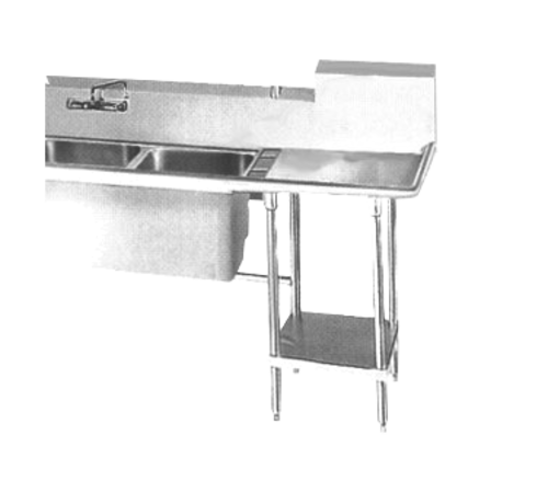 Advance Tabco K-479 - Undershelf, stainless steel, (per linear foot)