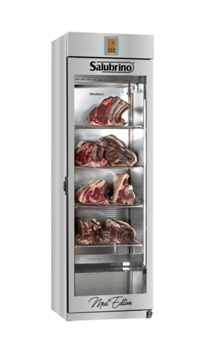 Omcan 47117 24 Inch Electric Meat Curing Aging Cabinet with Humidification System