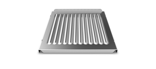 UNOX TG149 - SPEED.Plate SLOT - Ribbed stainless steel tray with slots. Used with SPEED.Compact™.