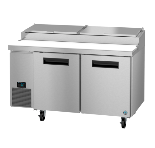 Hoshizaki PR60B - Steelheart® Series Pizza Prep Table, reach-in, two-section, 16.63 cu. ft., (8) 1/3 pan capacity