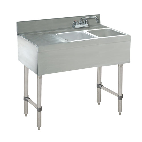 Advance Tabco CRB-32R - Underbar Basics™ Sink Unit, 2-compartment, 36
