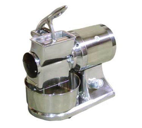 Omcan 11405 15 Inch Electric Grater Manual Feed Stainless Steel Basin