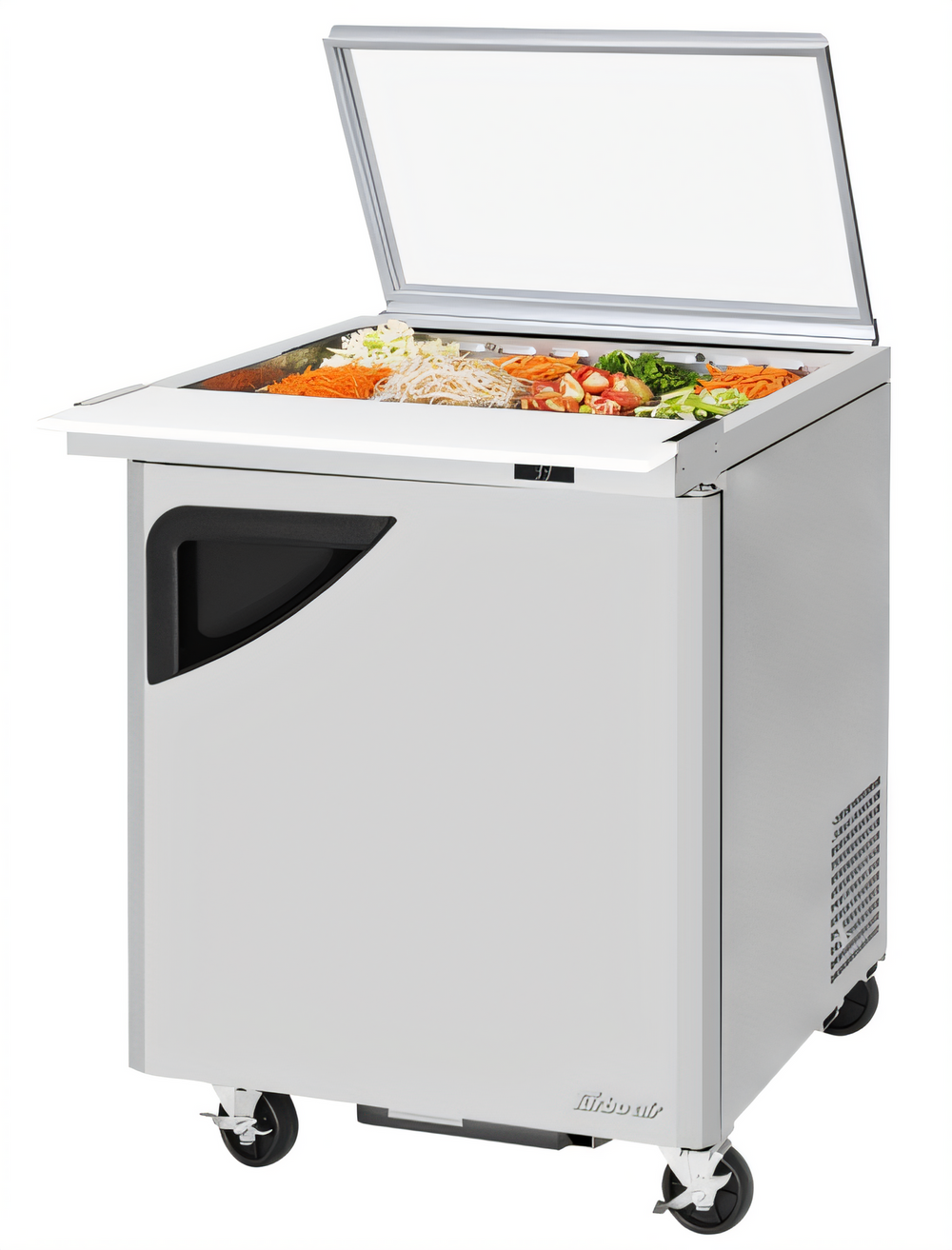 Turbo Air TST-28SD-12-N-GL Super Deluxe Refrigerated Prep Tables