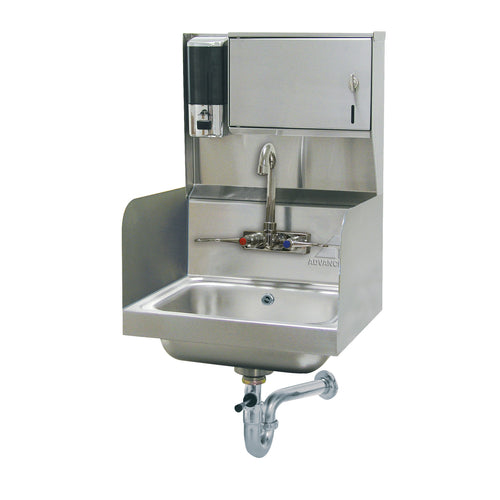 Advance Tabco 7-PS-87 - Hand Sink, wall mounted, 14
