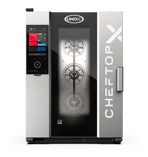 UNOX XADA-1011-GXRS - CHEFTOP-X™ Half Size Combi Oven, Natural/Liquid Propane Gas, right-to-left door opening (hinged
