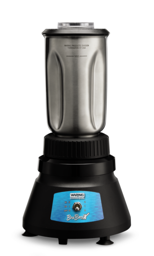 Waring BB145S - BevBasix Bar Blender, 32 oz. capacity, 2-speed motor, stainless steel container, heavy-duty