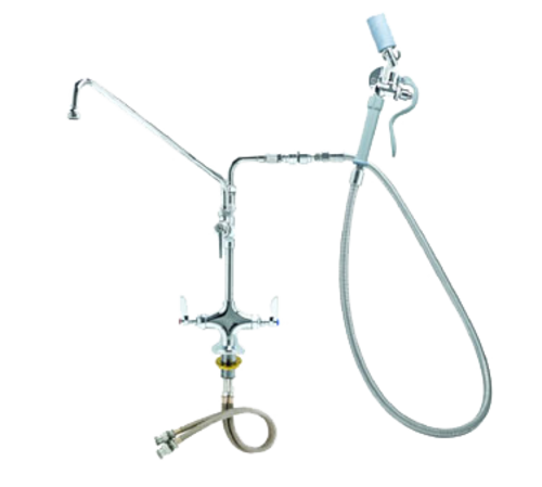 Vulcan DBPTYTS WSHDWN - DOUBLE Pantry Deck Mount Faucet, with backflow preventer, 16