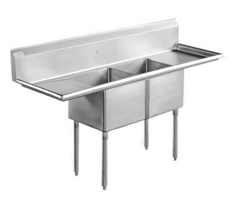 Serv-Ware E2CWP18182-18 Compartment Sinks