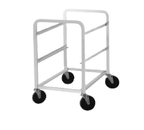 Advance Tabco LR2 - Lug Cart, full height, open sides, with slides for lugs, holds 2 lugs, all-welded aluminum