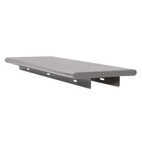 Advance Tabco PA-18-36 - Pass-Thru Shelf, 36"W x 18"D, bull nose front & rear with square sides, 18/430 stainless steel,