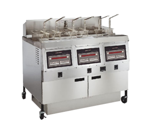 Henny Penny OFG323.0 - OFG-323 Open Fryer, gas, 3 wells, 65 pound fat and 15 pound food capacity per well, stainless steel