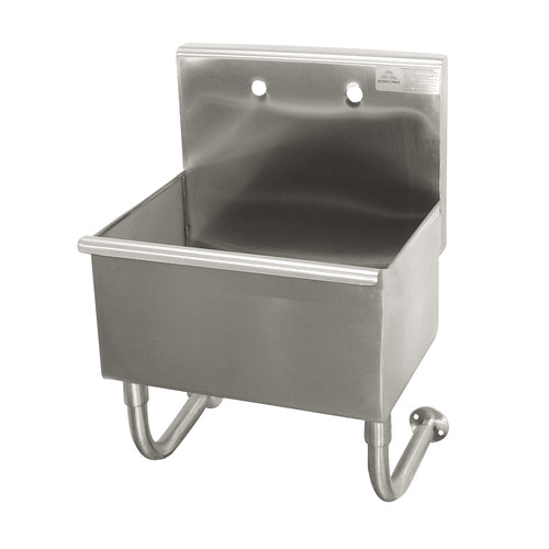 Advance Tabco WSS-14-21 - Service Sink, splash mount faucet provision, wall mounted, 18