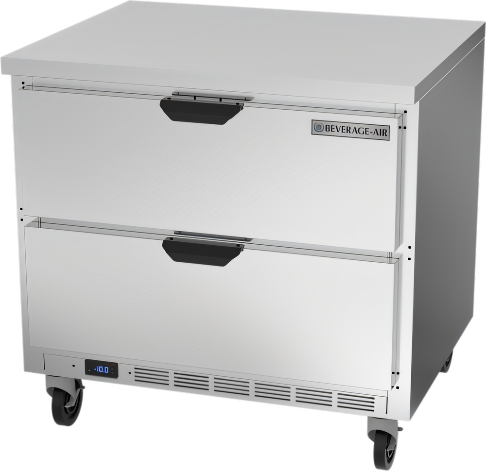 Beverage Air WTFD36AHC-2-FLT Undercounter & Worktop Refrigeration