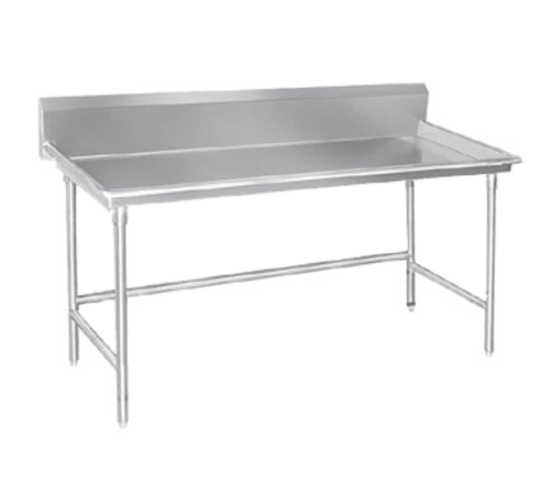 Advance Tabco BSR-96 - Sorting Table, 96"W x 30"D wide, 16 gauge 304 stainless steel top, 10-1/2"H backsplash at rear, 3"H