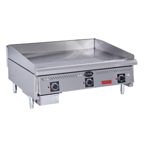 Royal Range RDSAC-48 48" Countertop Gas Griddle, 24" Deep, Solid State Controls