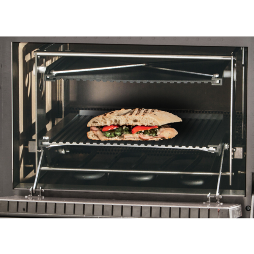 ACP PRS10 - Panini Press Mechanism, non-stick cooking surface, adjustable upper plate, removable, special