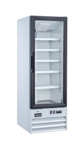 Omcan 50033 21 Inch Refrigerator Reach-in Display 9.1 cu.ft One-section