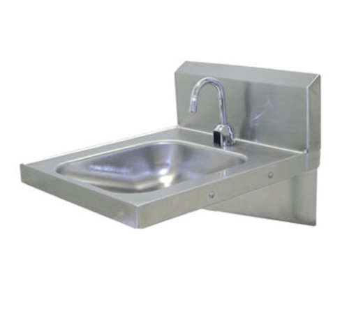 Advance Tabco 7-PS-26 - ADA Compliant Hand Sink, wall mounted, 14" wide x 16" front-to-back x 5" deep, 18 gauge 304