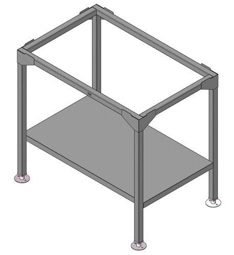 Alto-Shaam FR-38177 - Stand with storage shelf, stainless steel, for AR-7E, Overall Dimensions:  41-1/4