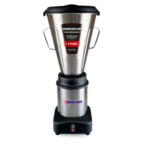 Omcan 48004 12 Inch Countertop Blender 6 Liter / 1.31 Gallon Stainless Steel with Removable Unit