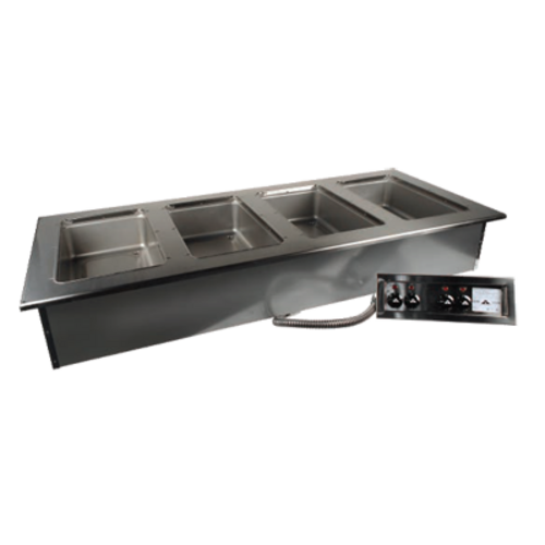 Advance Tabco DISW-5-240 - Hot Food Well Unit, drop-in, electric, 72-1/2”W x 24-1/2"D x 15-7/16"H (overall), 71-5/8”W x