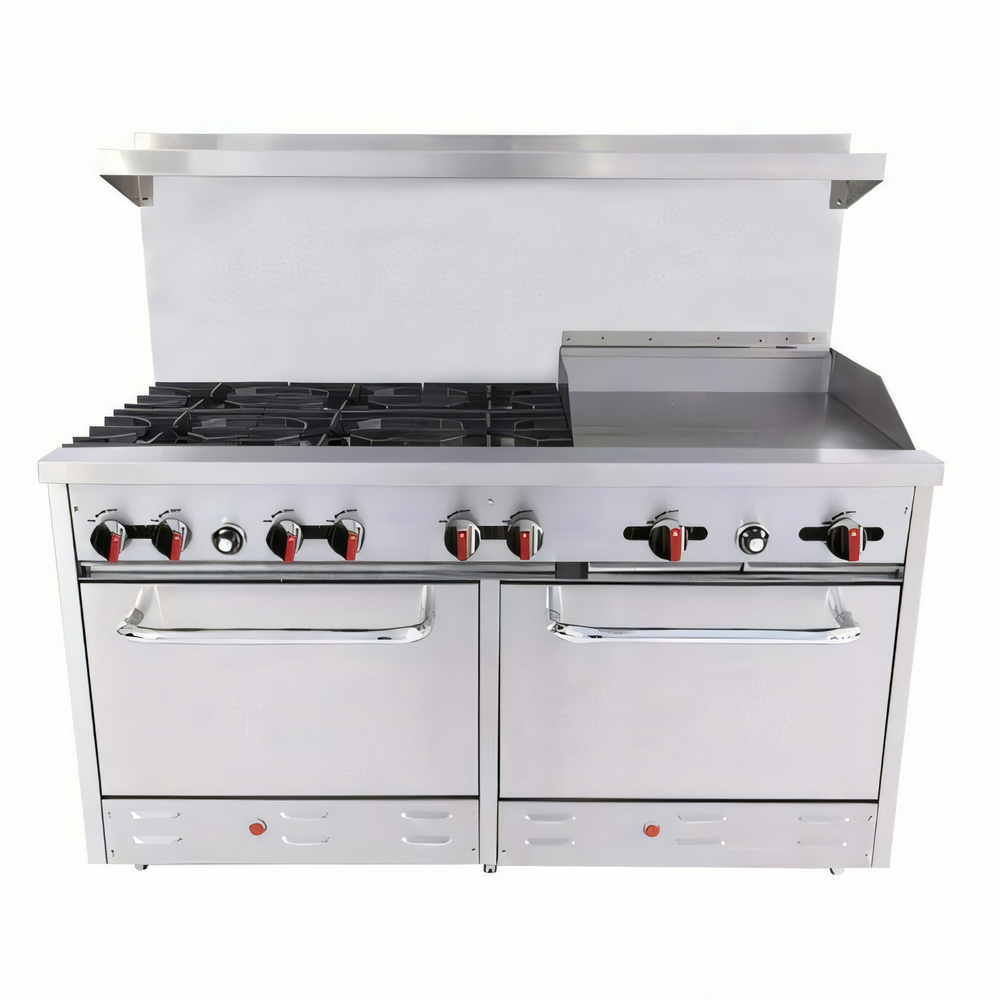 BakeMax BAS36-24-2 BakeMax Gas Ranges