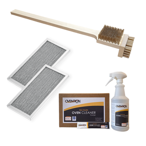 Ovention OV-CARE-S2600 - Premium Care Package for SHUTTLE S2600, includes: (1) cleaning brush (OV-BRUSH), (2) air filters