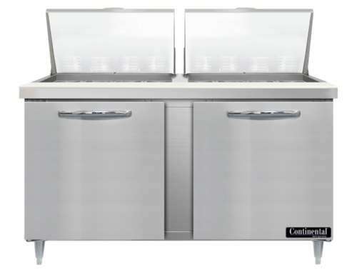 Continental Refrigerator D60N24M-FB-D Designer Line Refrigerated Prep Tables