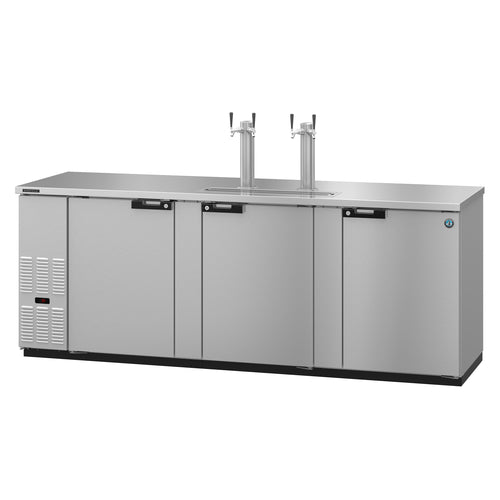 Hoshizaki DD95-S - Draft Beer Cooler, direct draw, three-section, side mount self-contained refrigeration, 95-1/2