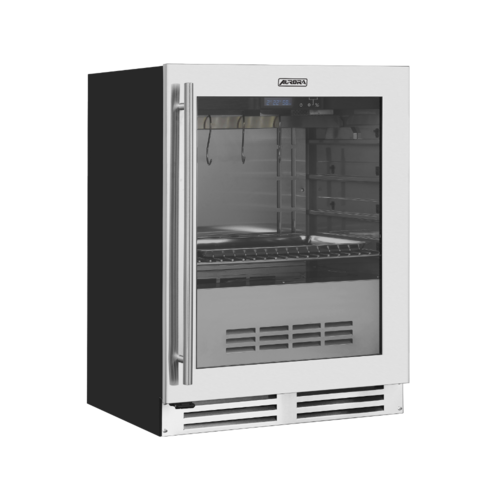 Omcan 48401 23 Inch Aurora Dry Aging Cabinet Stainless Steel with UVC System