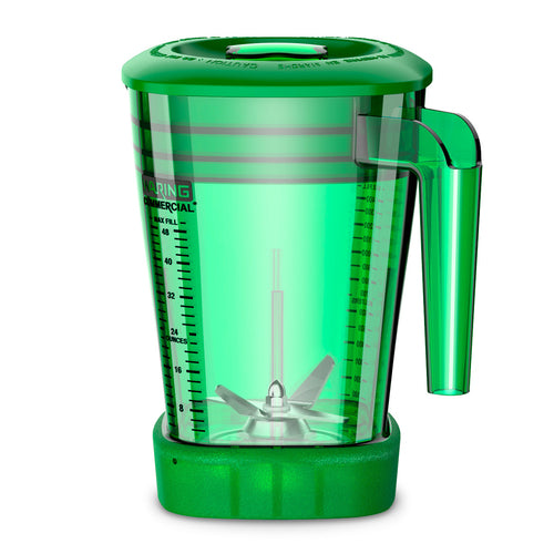 Waring CAC93X-12 - The Raptor™ Blender Container, 48 oz. capacity, green, BPA Free, copolyester, stackable, includes: