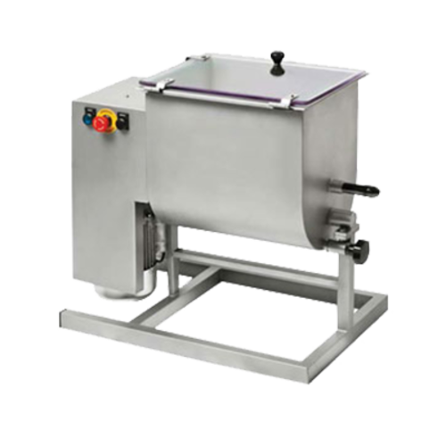 Omcan 37459 Electric Meat Mixer 30 Kg Transparent Tank Stainless Steel