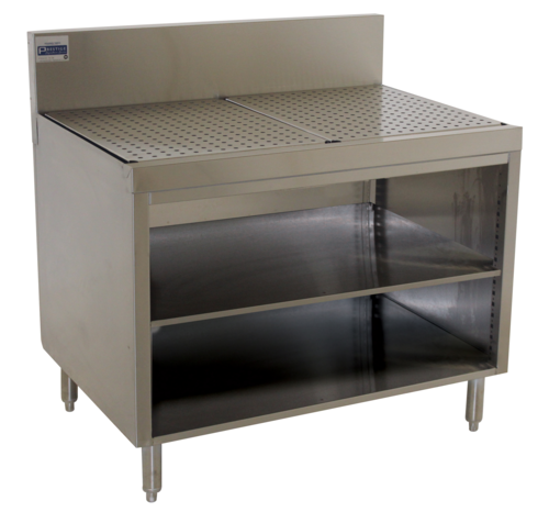 Advance Tabco PRSCO-19-48-M - Prestige Underbar Drainboard Cabinet, open front, 48