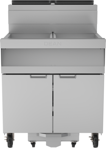 Frymaster/Dean 2FPRG50T - Dean® PowerRunner™ Fryer, gas, floor model, (2) 50 lbs. capacity each, built-in filtration, thermo