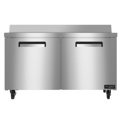 Hoshizaki VWR60A - Valiance Series Worktop Refrigerator, reach-in, two-section, 59-3/4"W, 15.37 cu. ft.,
