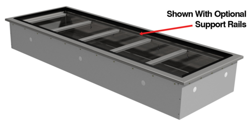 Advance Tabco DICP-5 - Cold Food Well Unit, drop-in, ice cooled, 74