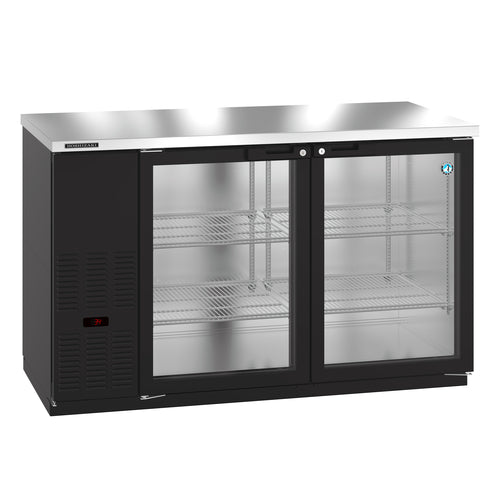 Hoshizaki BB59-G - Refrigerador de barra trasera, de acceso frontal, de dos secciones, refrigeración autónoma de montaje lateral,