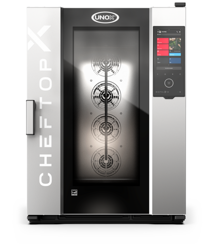 UNOX XADA-10FS-EXLS - CHEFTOP-X™ Full Size Combi Oven, electric, left-to-right door opening (hinged right), (10) 18" x