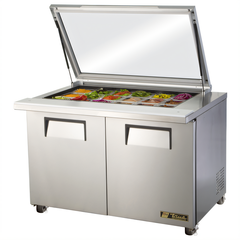 True Mfg. - General Foodservice TSSU-48-18M-B-HC Refrigerated Prep Tables